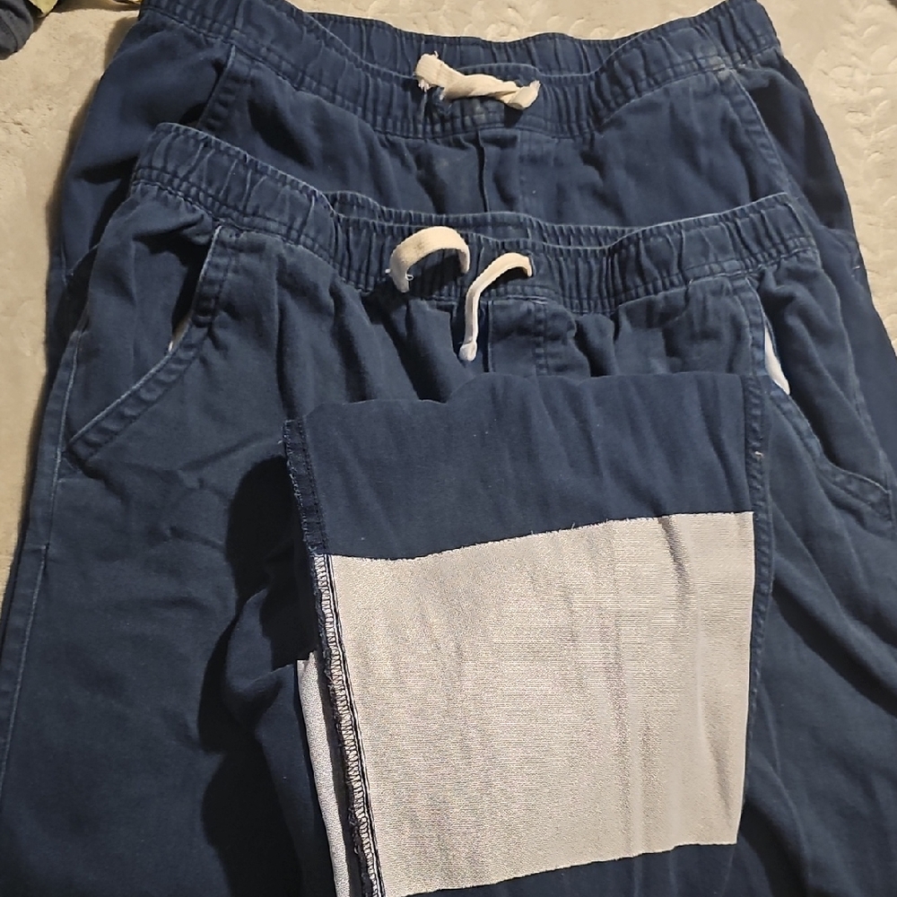 Lot of 3 Size 18  Wonder nation Navy Blue Pull-On Pants